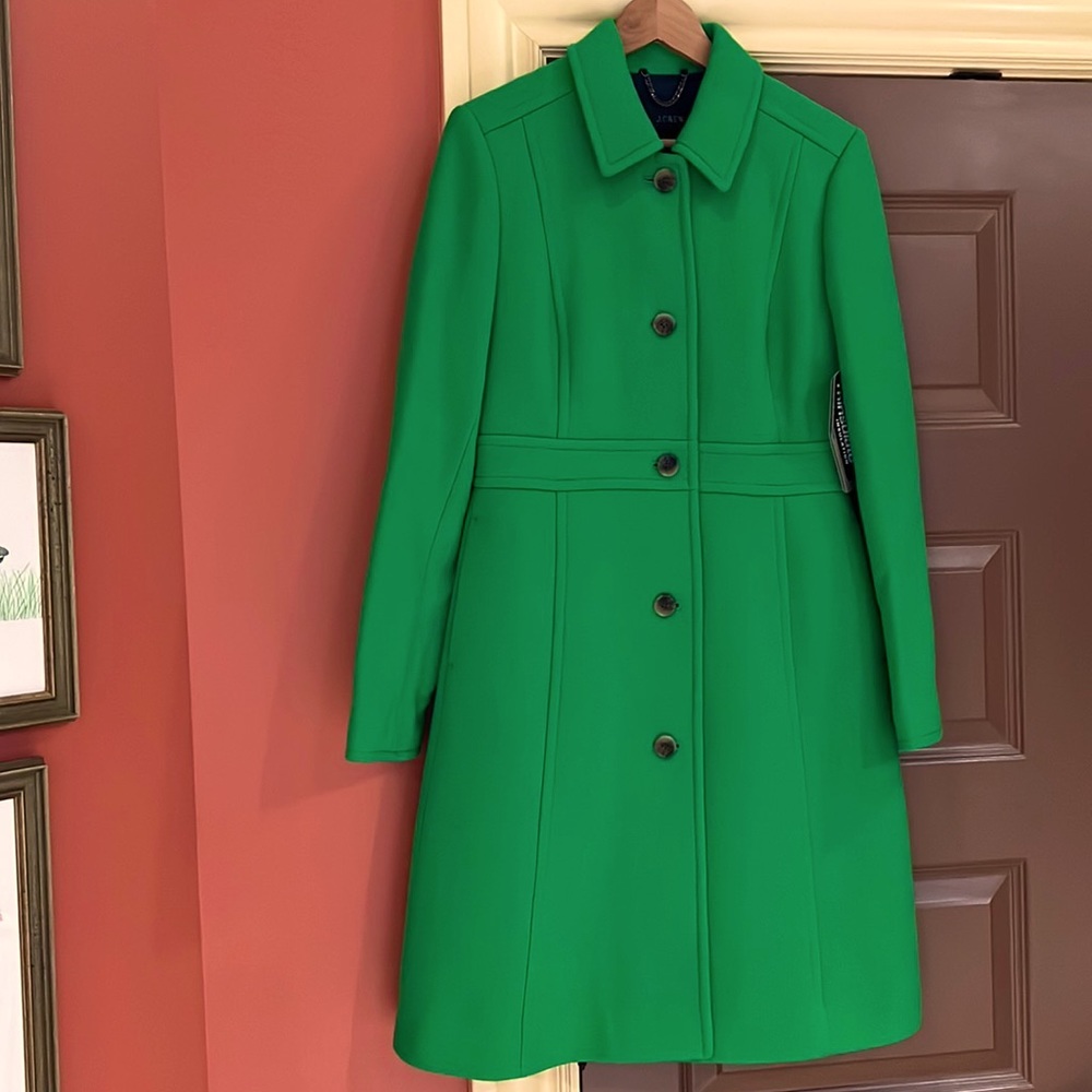 J Crew Kelly Green Lady Coat w/Thinsulate